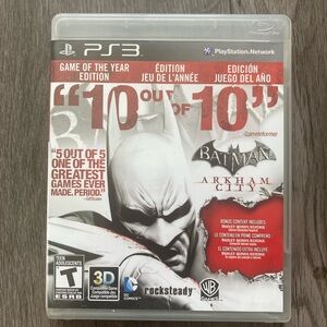 Warner Bros. Batman: Arkham City PS3 Game of the Year Edition